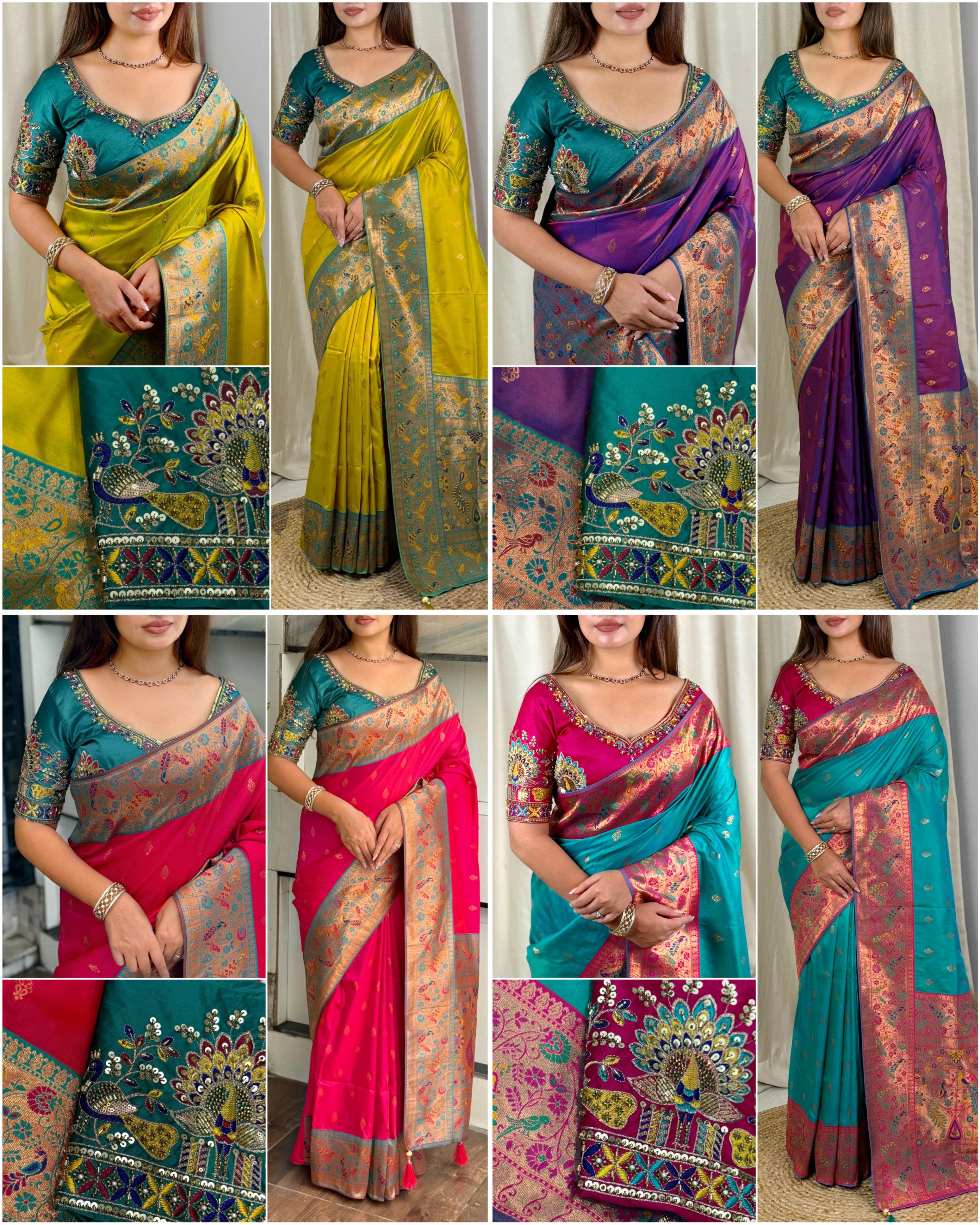 Fancy Tussles Apsara Saree