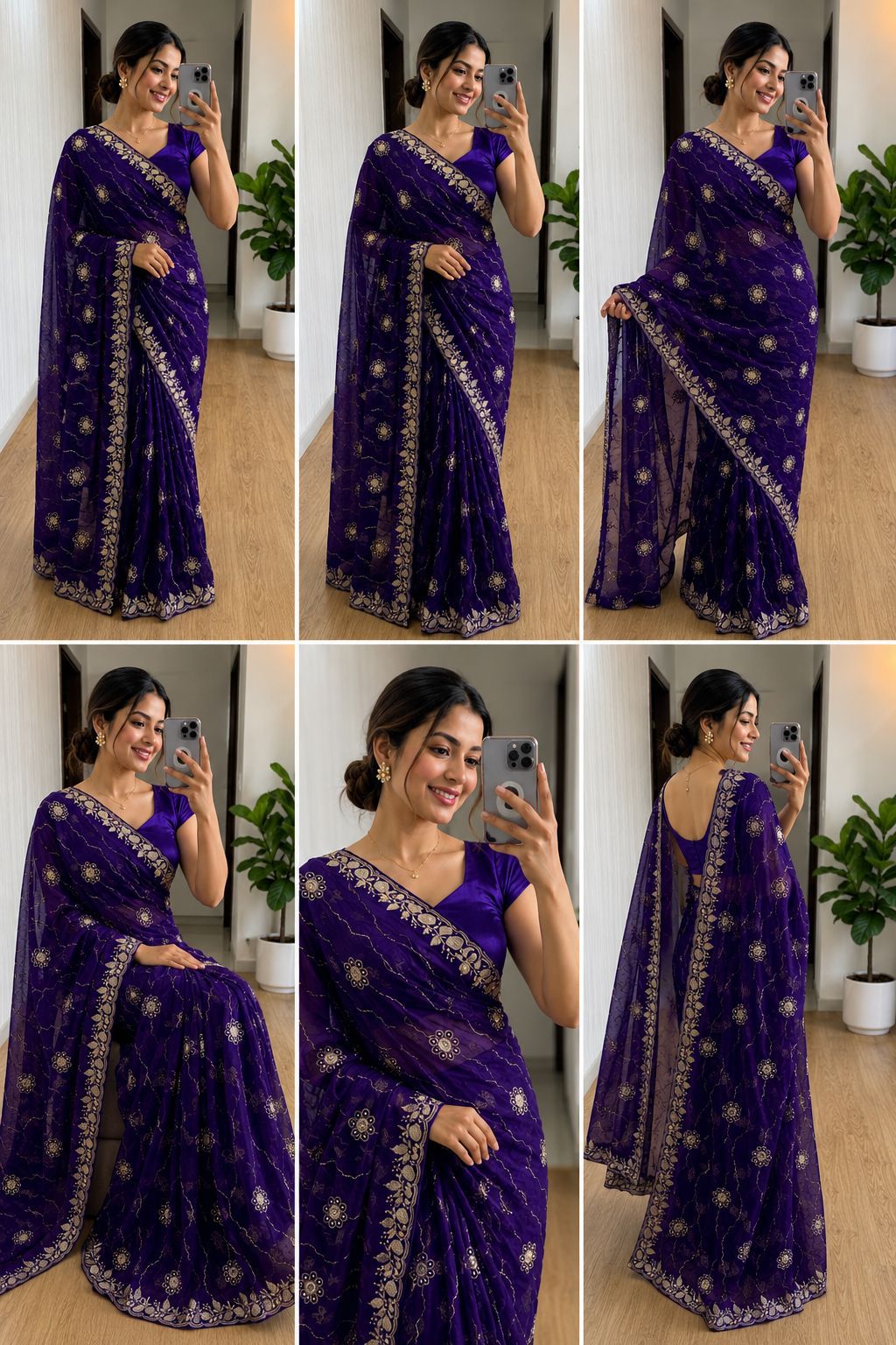 Fancy Space Silk Saree