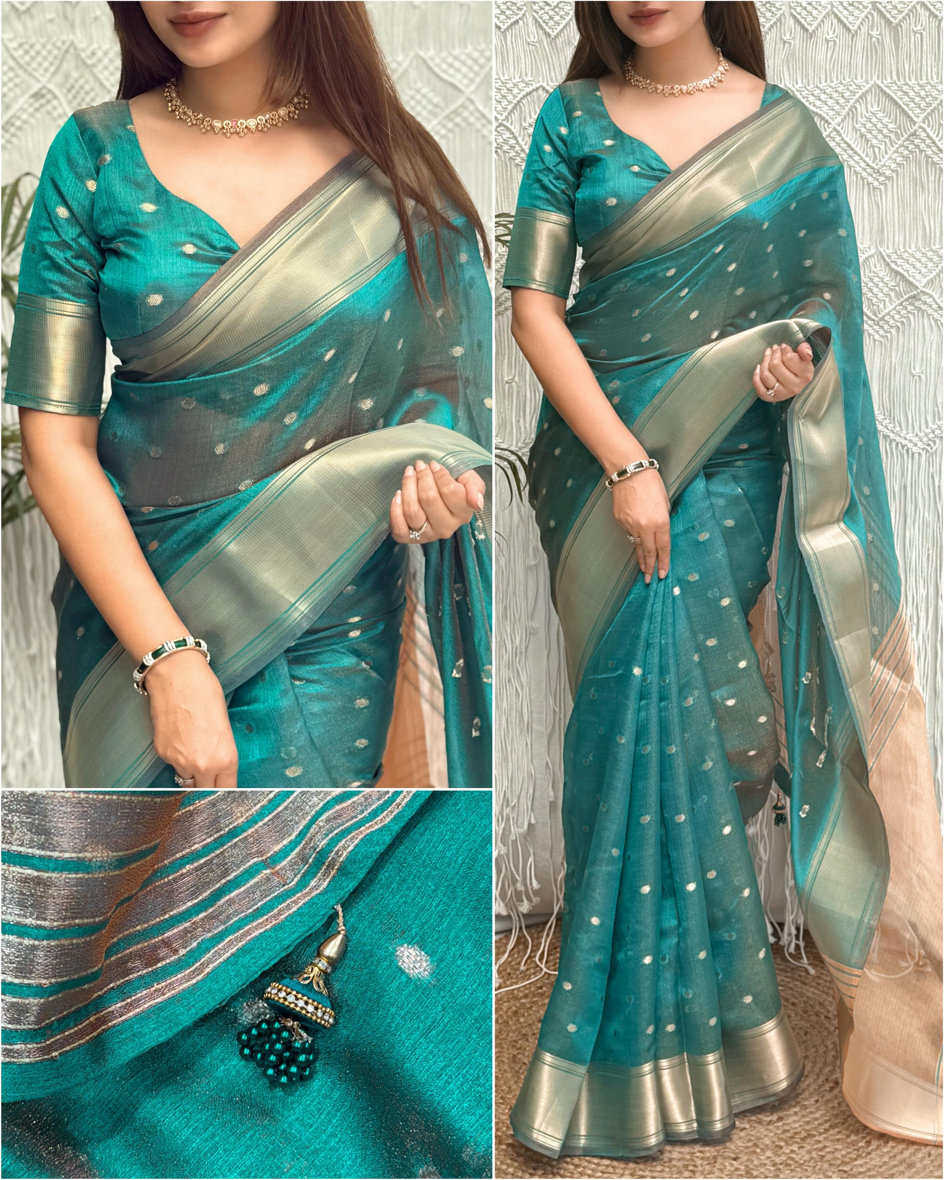 Surii Banarasi Organza Silk Saree