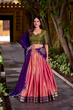 Kanchipuram Silk  Lahenga Collection