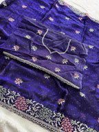Wedding Soft Fendy Chiffon Silk Saree