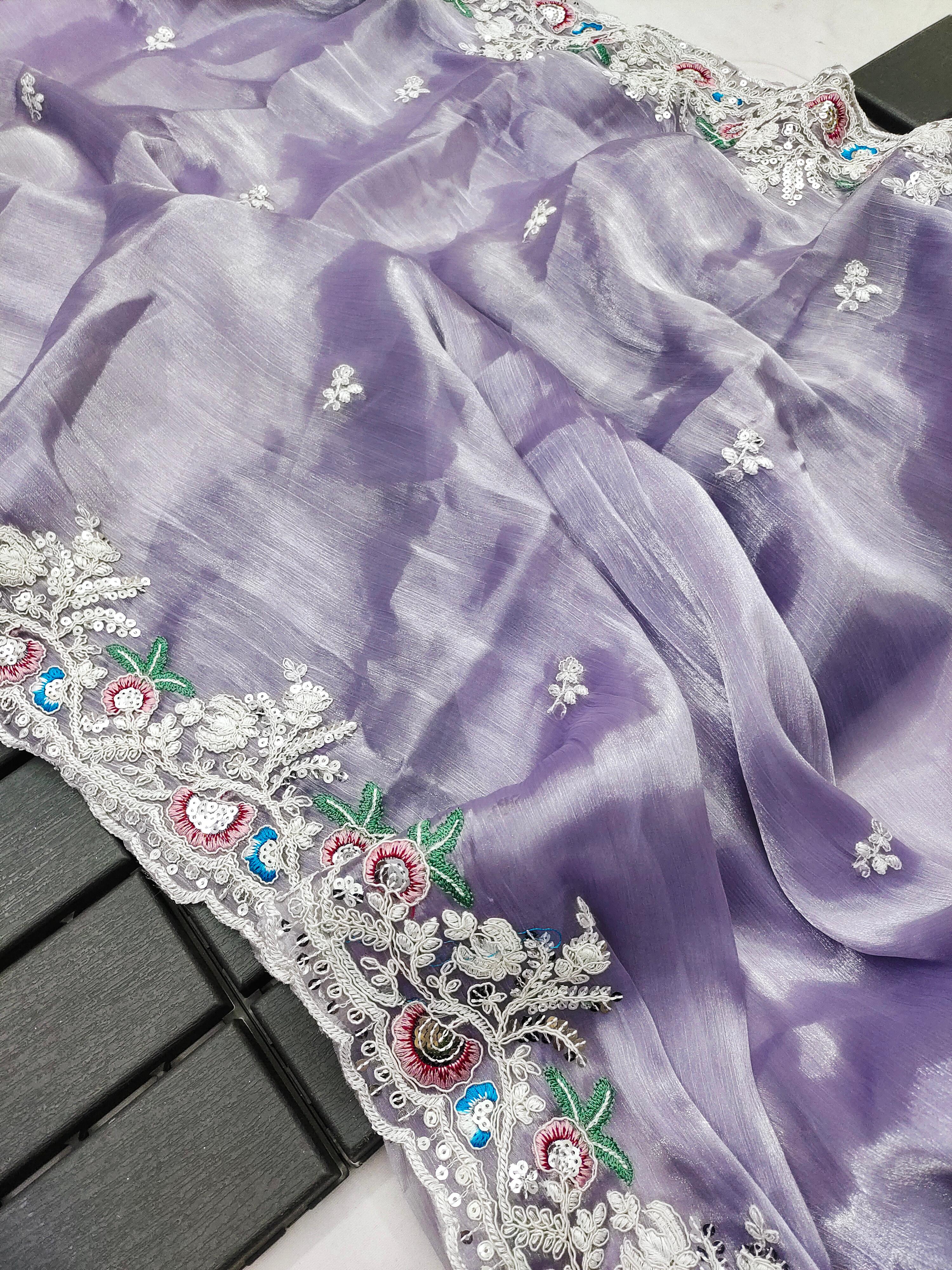 Pure Soft Berberry Jimmy Cho Saree