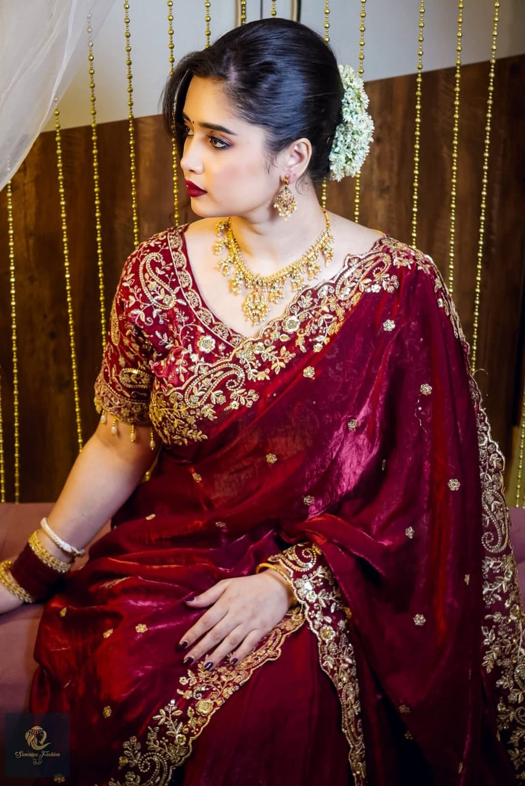 NEW WEDDING EMBROIDERY SEQUENCES WORK SAREE