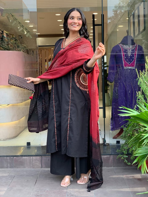 BANANA SILK KURTI PALZO