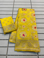 BEAUTIFUL GOLD ZARI WEAVING SAREE