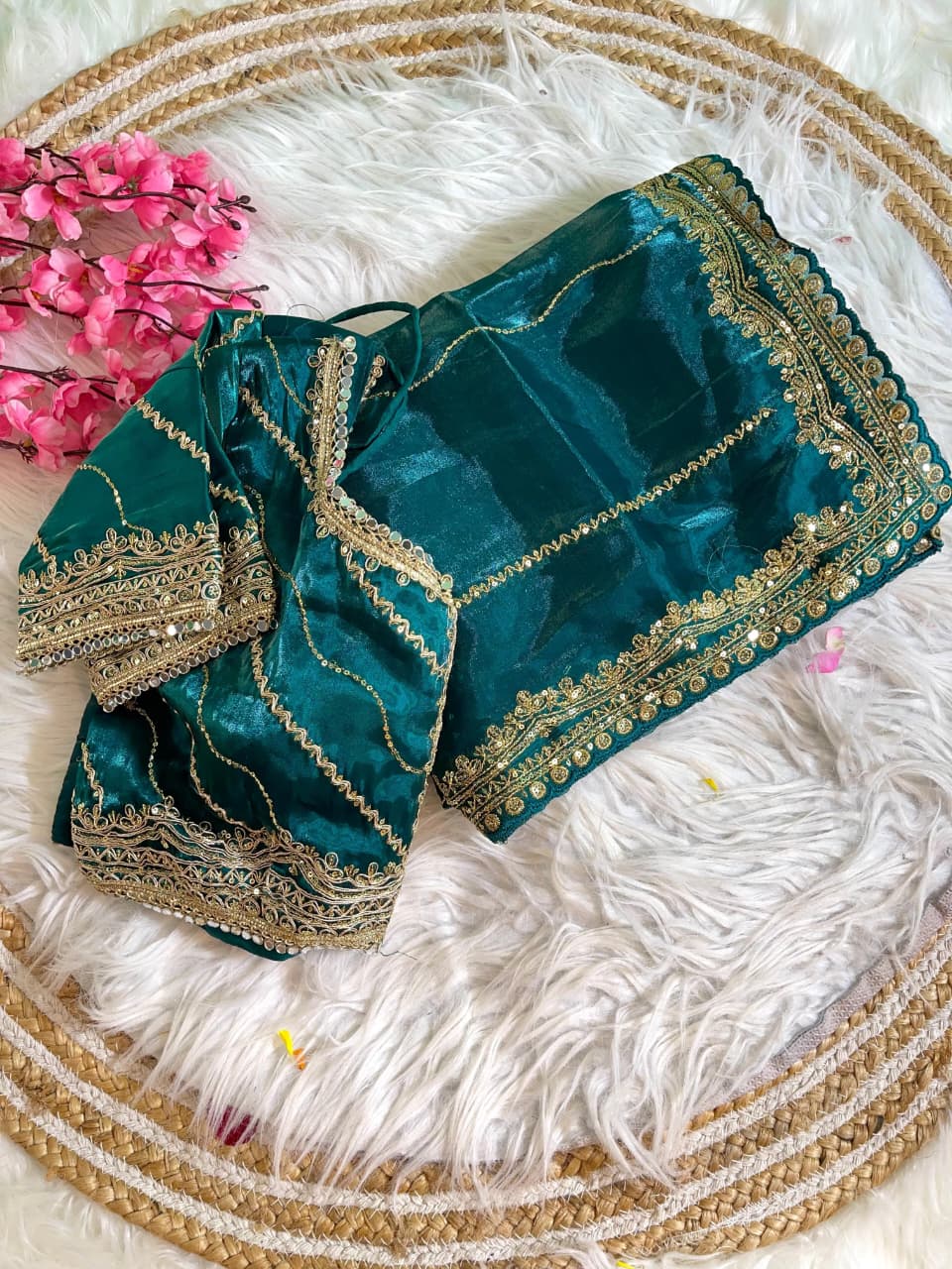 Pure Soft Zimmy Choo Silk Saree