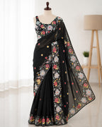 Georgette Sequence Saree