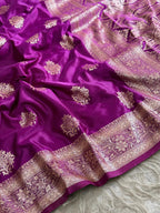 soft banarasi mashru satin silk saree