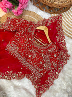 NEW WEDDING EMBROIDERY SEQUENCES WORK SAREE