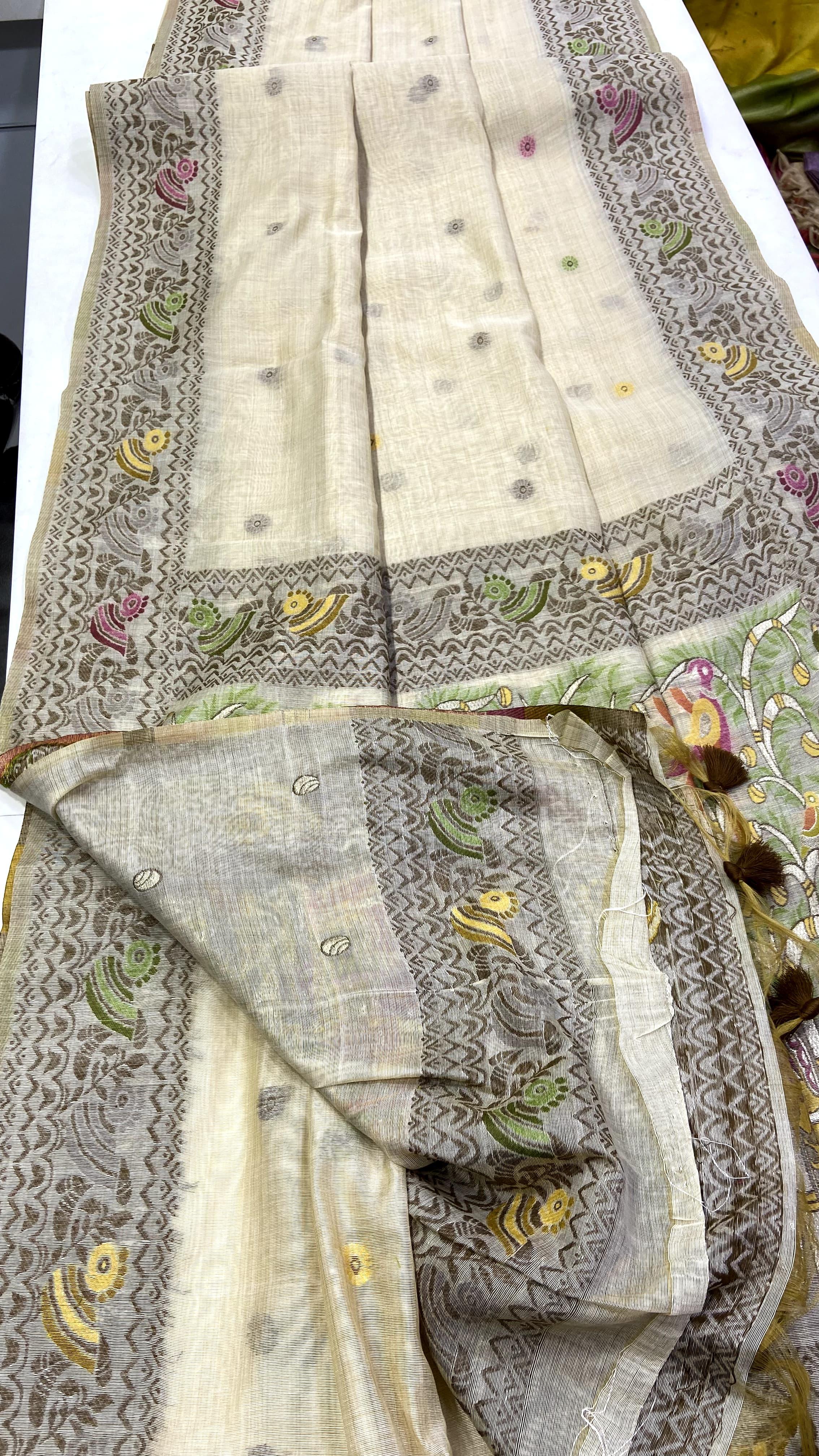 Jamdani Soft woven Saree