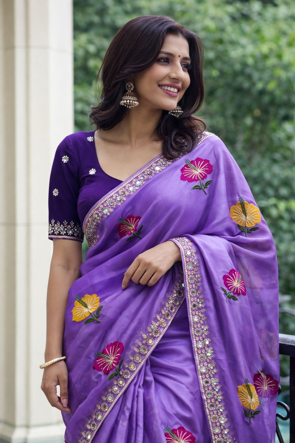 Soft Rangoli Silk Saree
