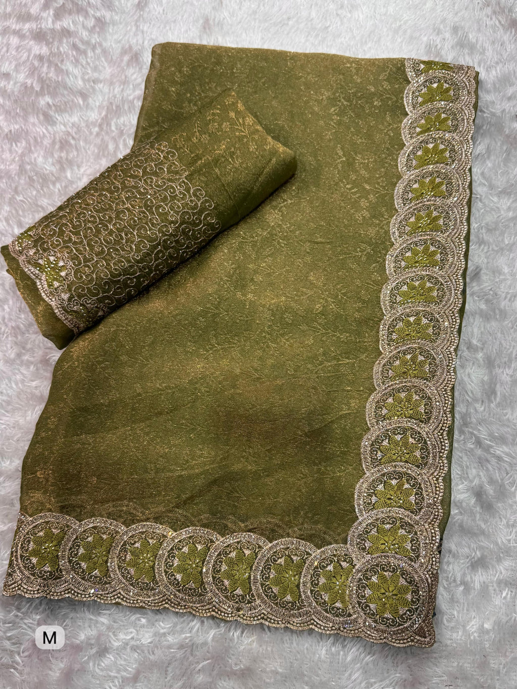 Star Fish Fendy Jacquard Saree