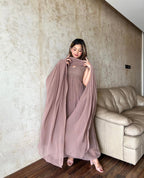 Heavy Faux Georgette Gown