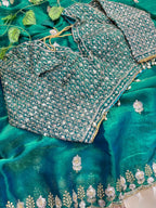 Very Soft nd elegant Rich look fendy sartin Saree