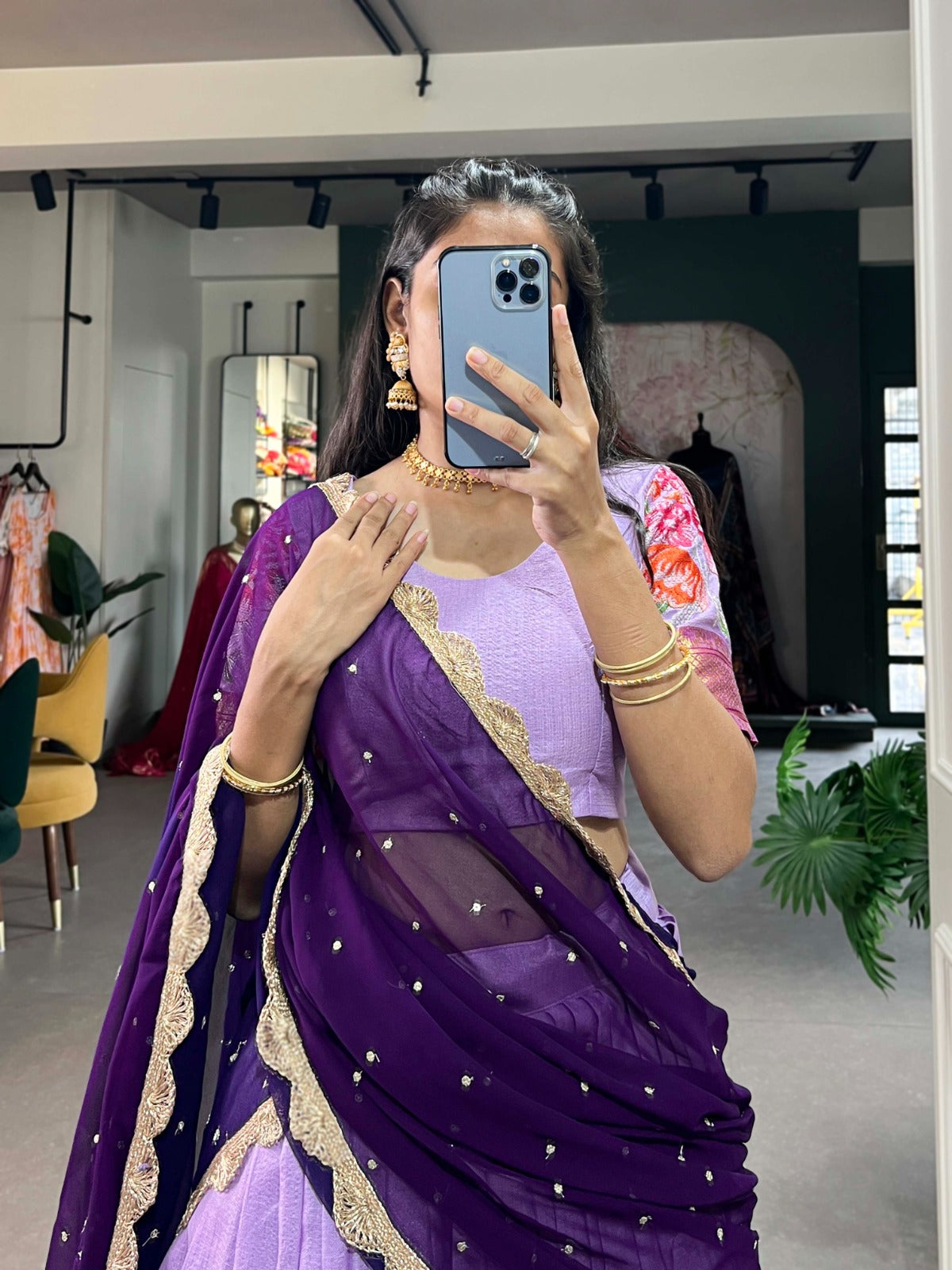 Stunning Cotton Silk Lehenga