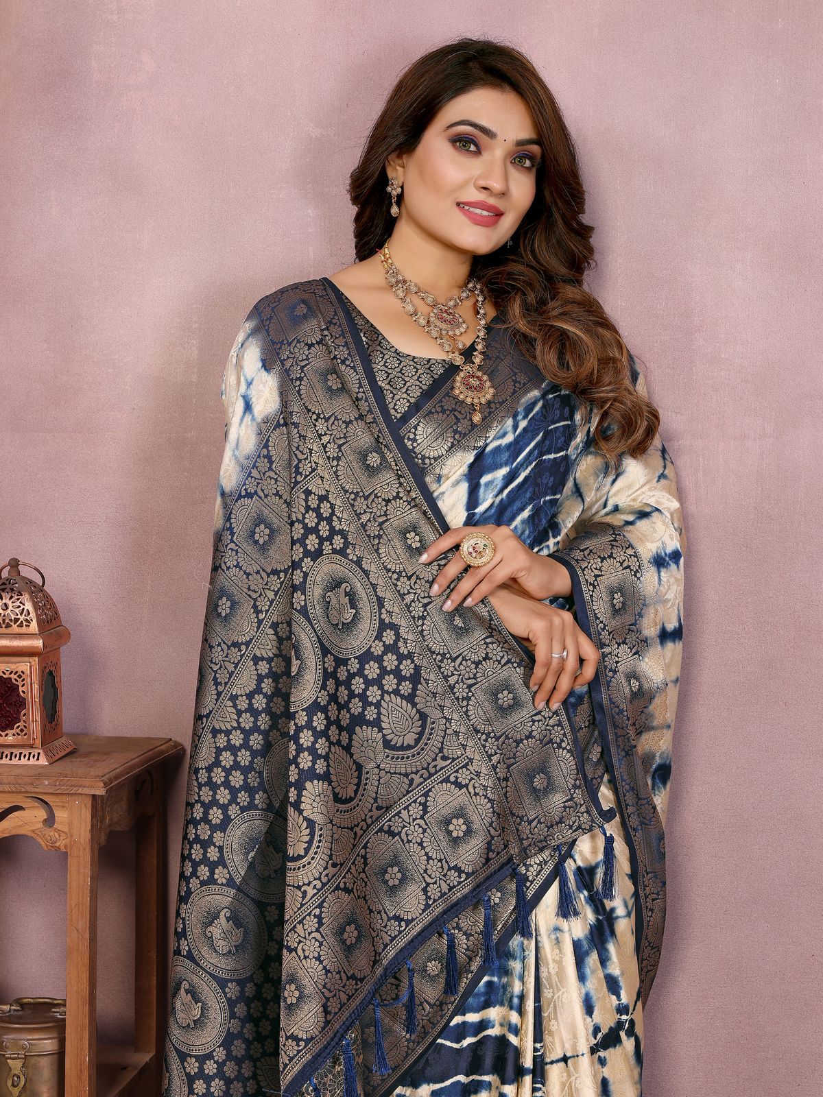 Pure Sibory With Soft Satin Silk Saree