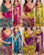 Banarasi Satin Silk Wedding Saree