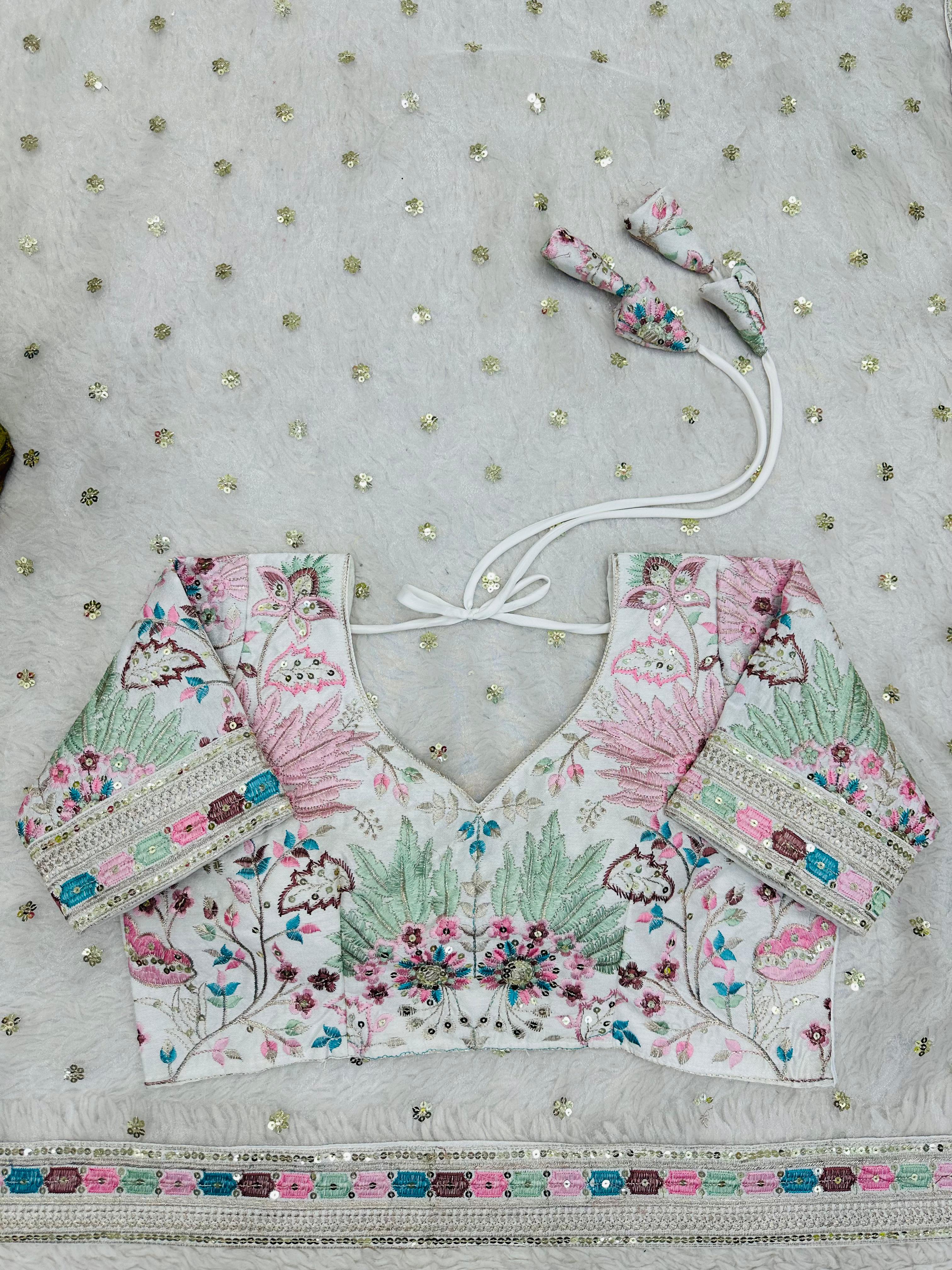 Havy Organza Silk Saree