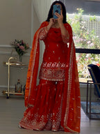 Designer Sharara Set Top Sharara