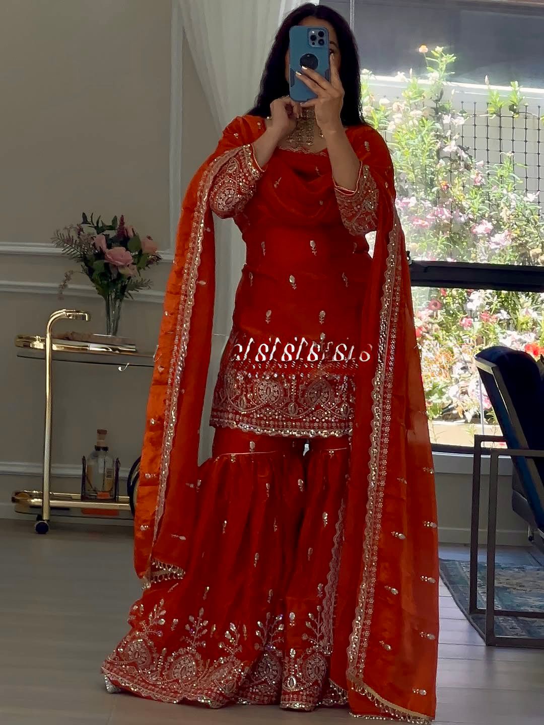 Designer Sharara Set Top Sharara