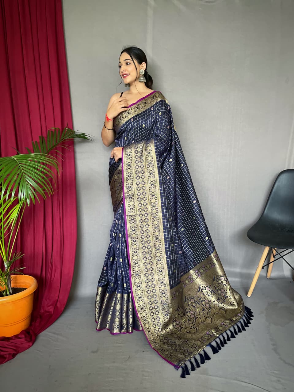 SUPERB  WEAVING USED  HANDLOOM SAREES