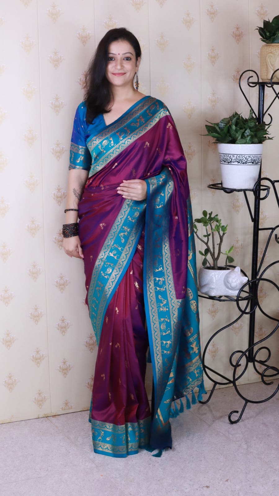 SILK SAREE GOLD ZARI