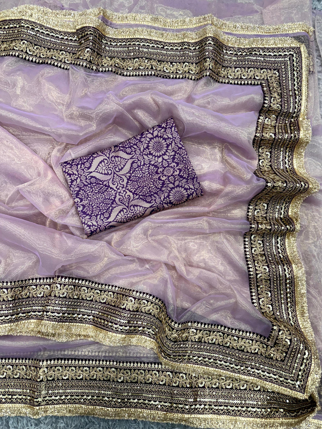 Soft Twill Net Saree
