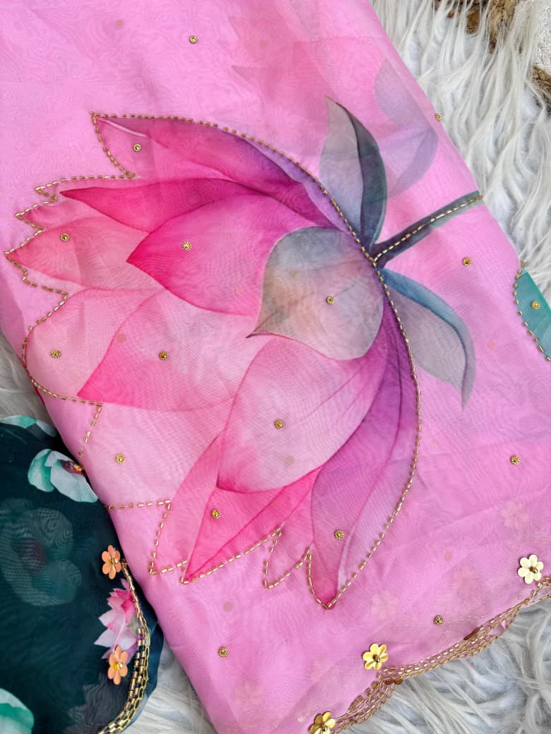 Pure Soft Teby Silk Saree