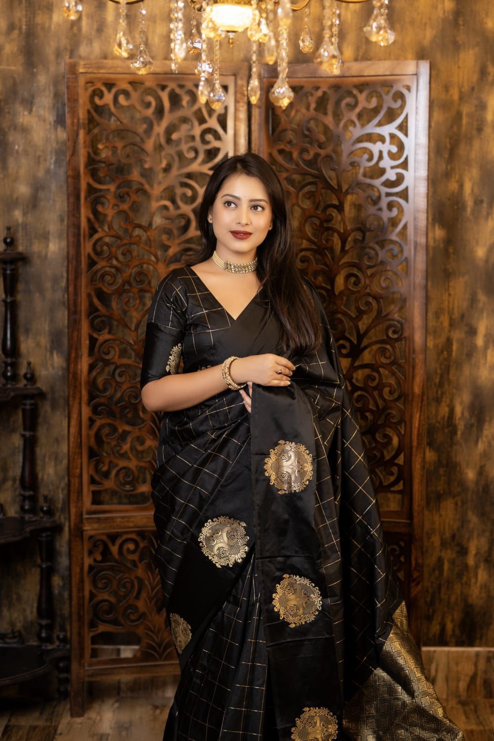 Soft Silk Saree Special Black Edition