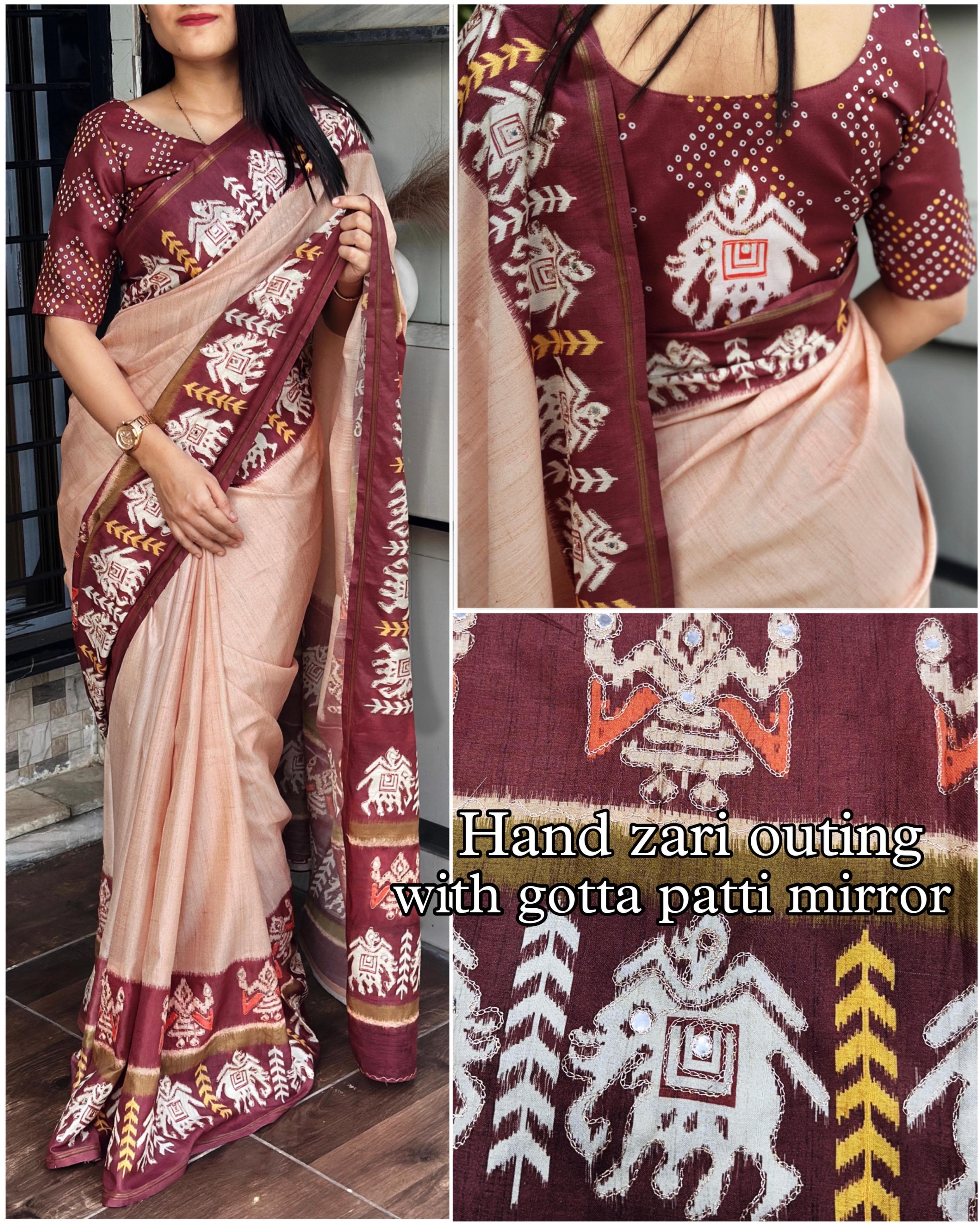 Mahima Tusser Cotton Silk Saree