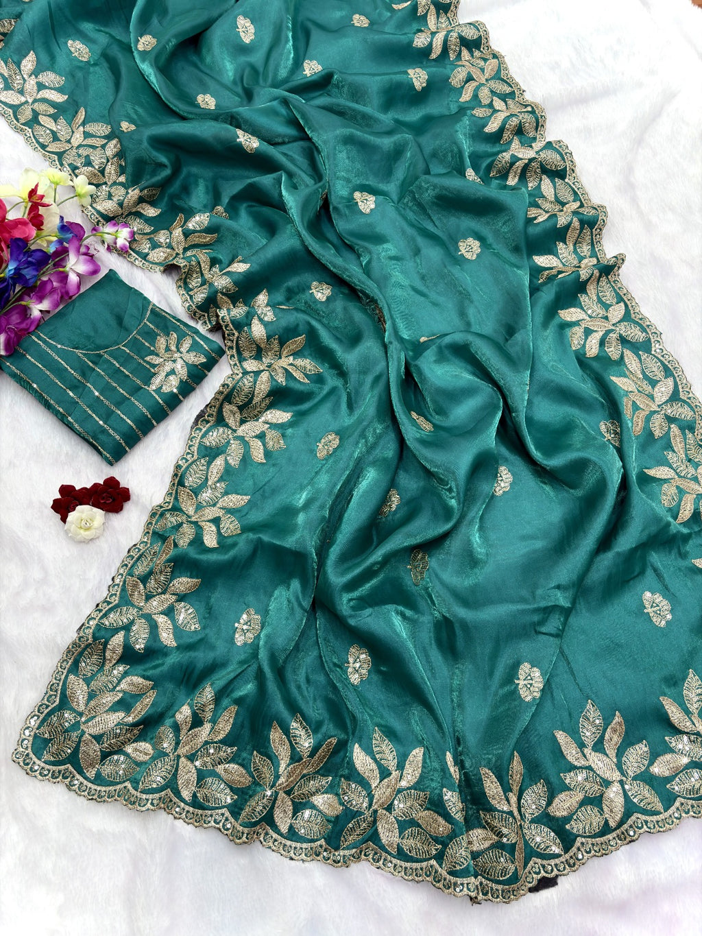Soft JimmiChoo Silk Saree