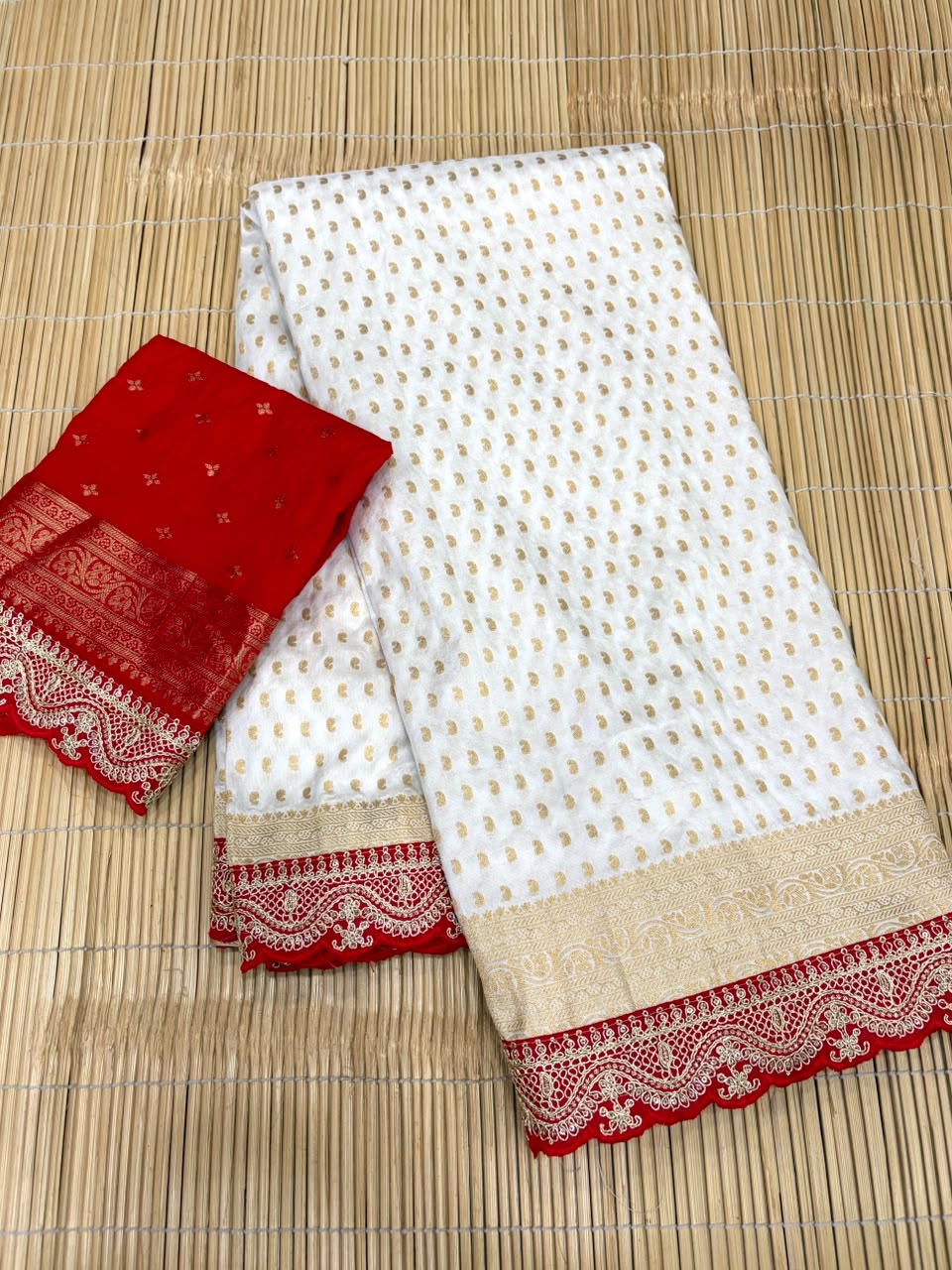 DURGA POOJA SPECIAL PURE KHADHI SAREE