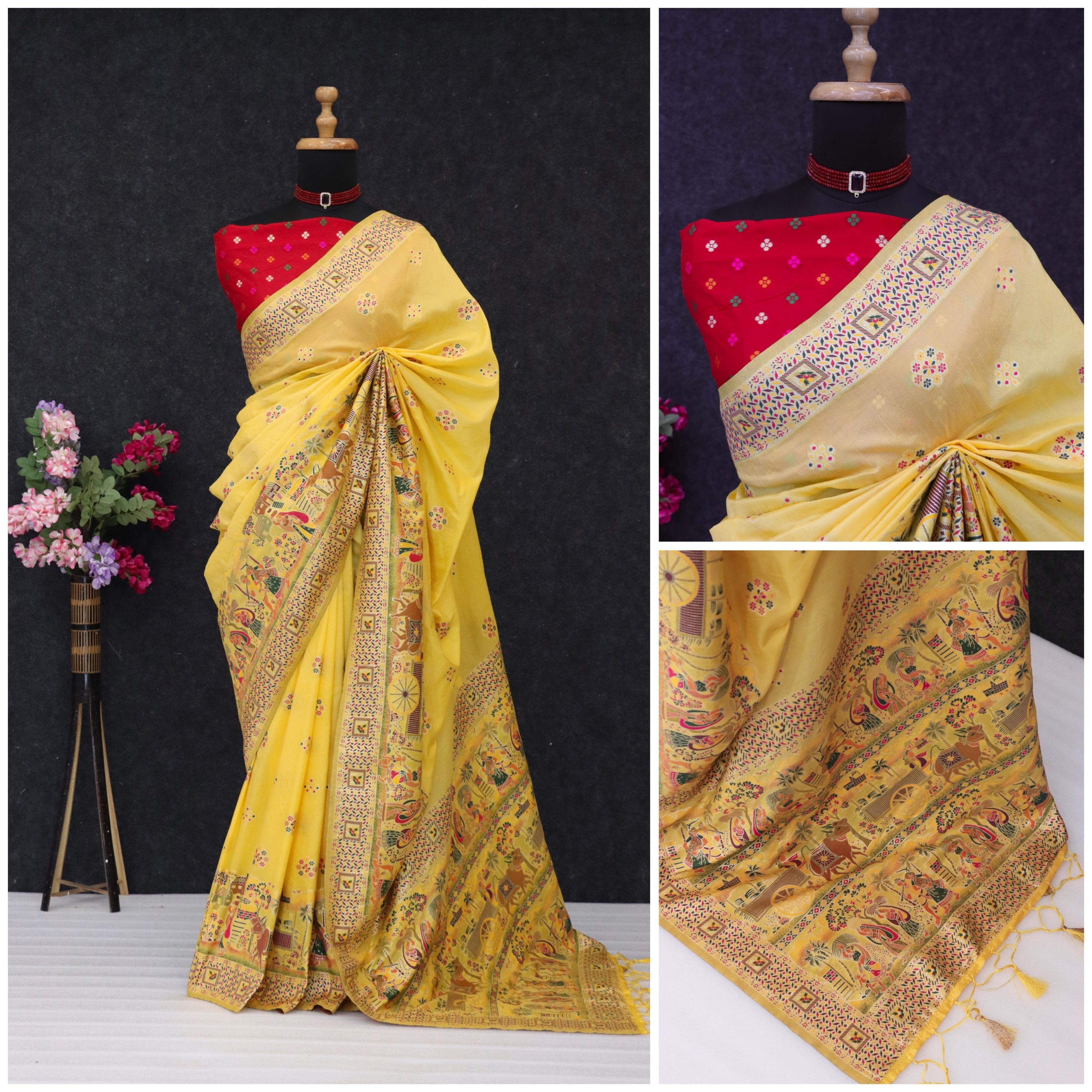 Elegance Launched Silk Saree