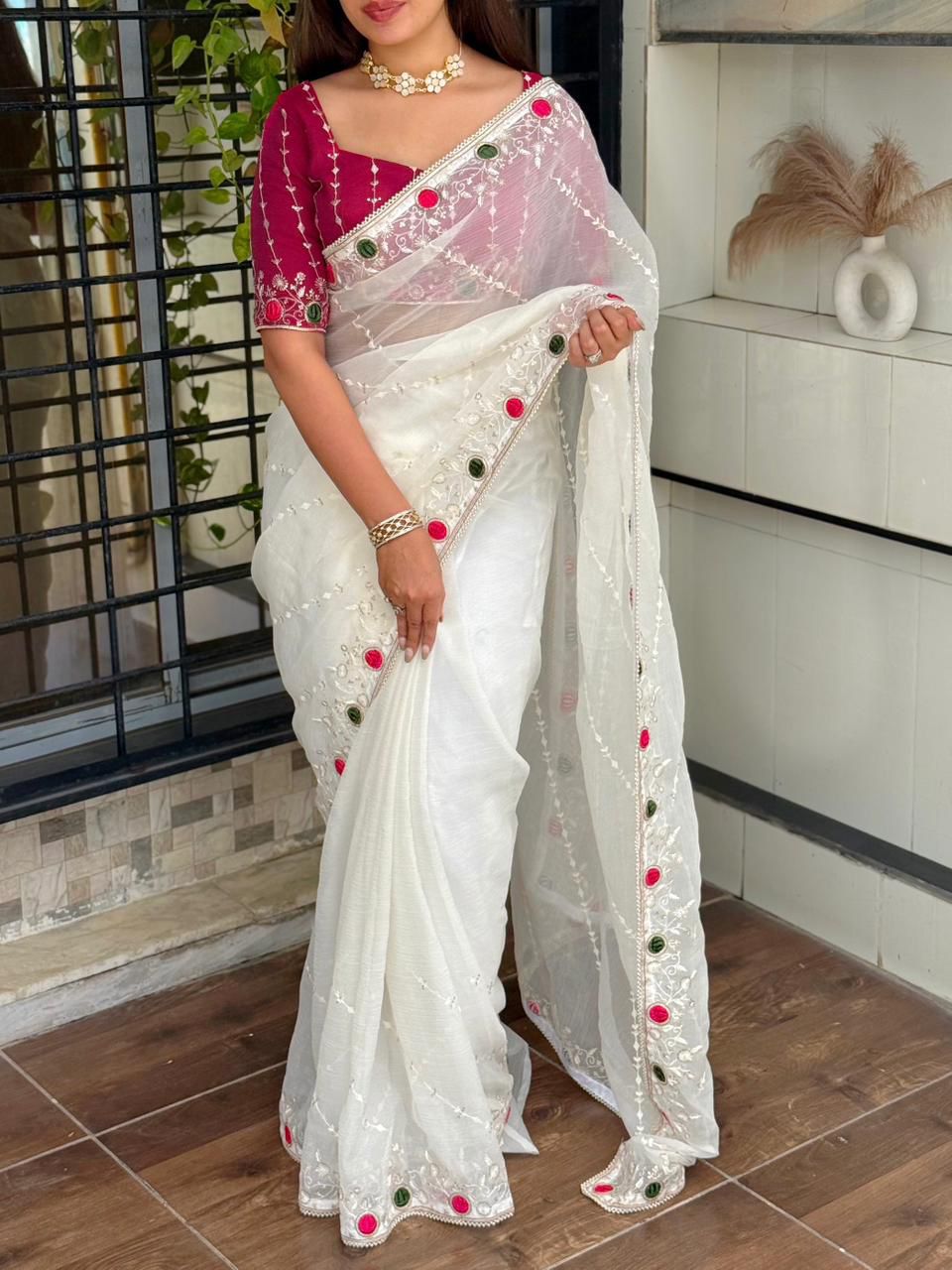 SUPER SONIC CRUSH SAREE
