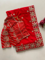 Bollywood BlockBuster Orignal Mirror Design Wedding Saree