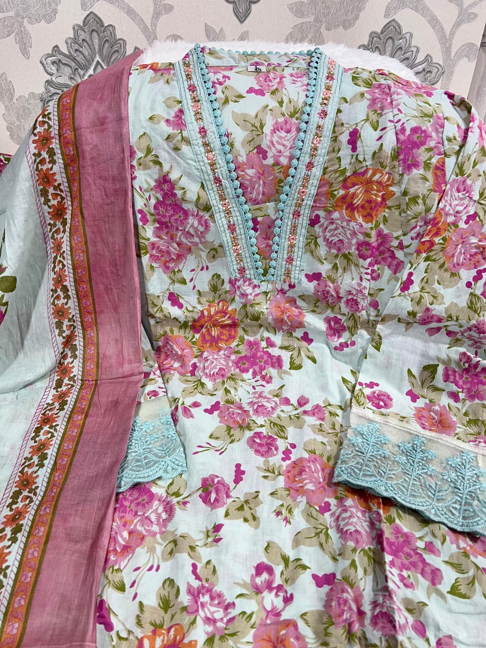 Anarkali Kurti With beautiful Floral print