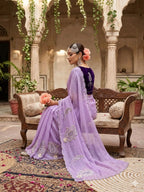 Pure soft nd elegant Shimmer silk saree