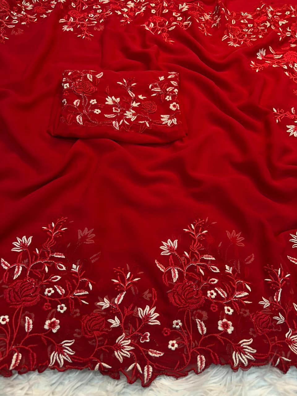 Pure Georgette Saree