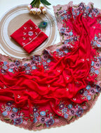 Soft Crush SilkFabric Saree
