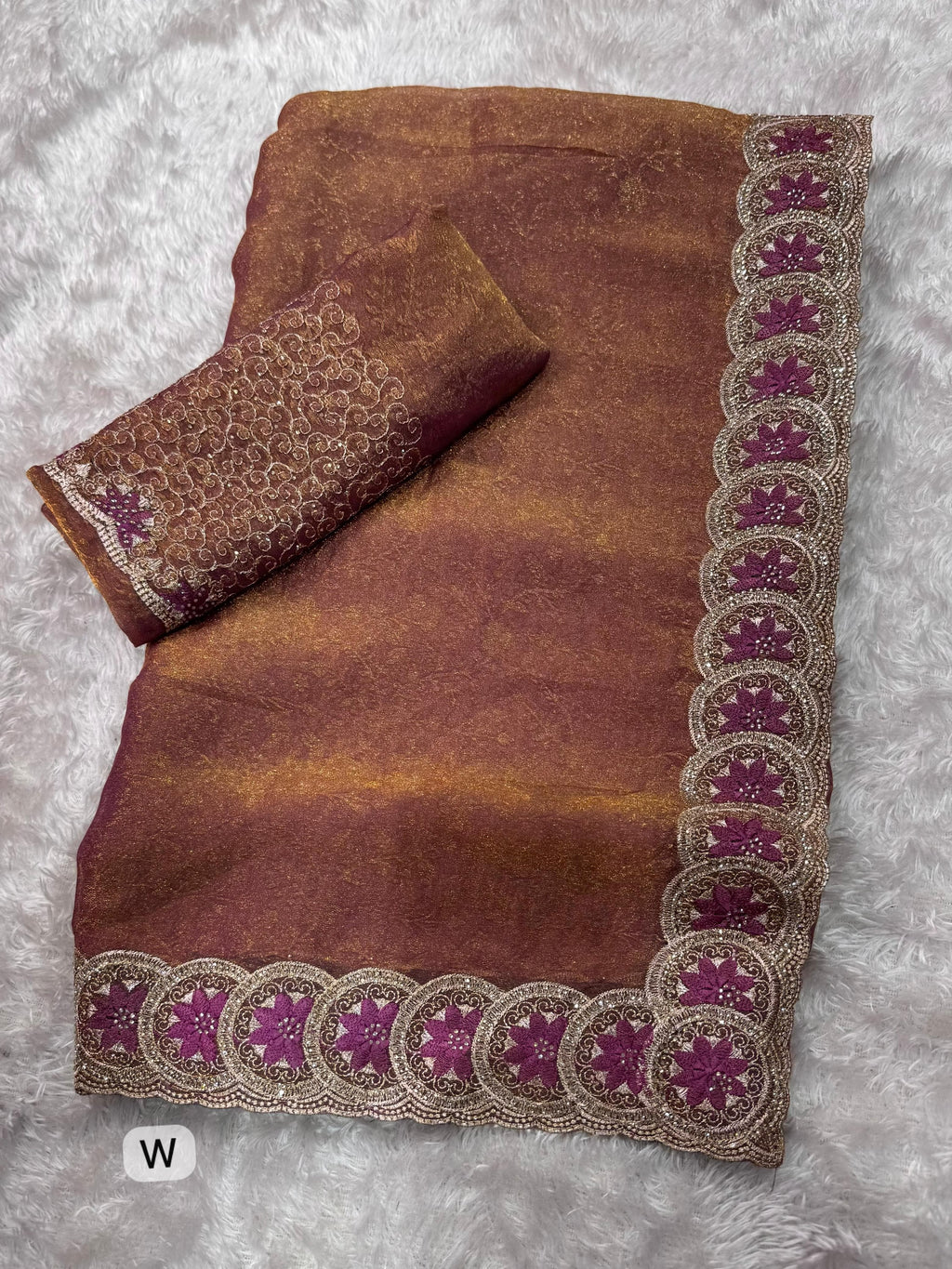 Star Fish Fendy Jacquard Saree