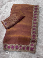 Star Fish Fendy Jacquard Saree