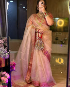 Heavy Soft Organza Wedding Saree
