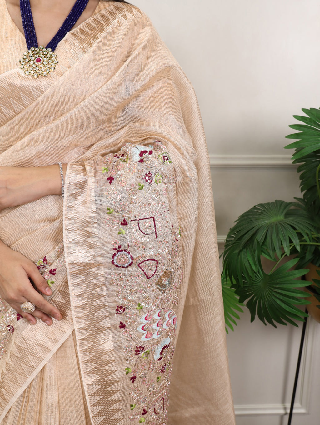 Zari Kota Tissue Saree