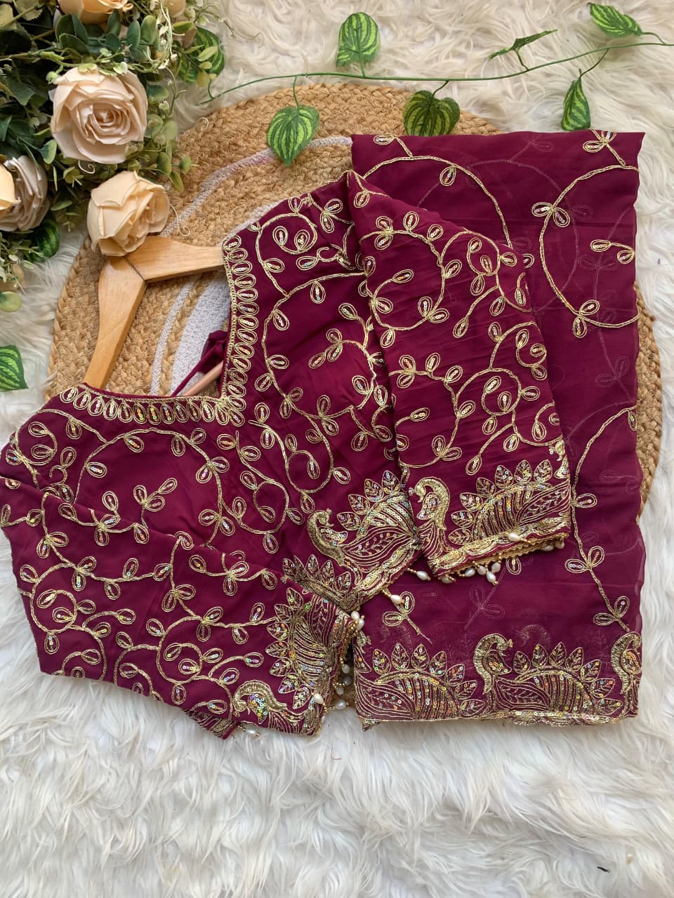 Very Soft nd Elegant Georgette Fabric Saree