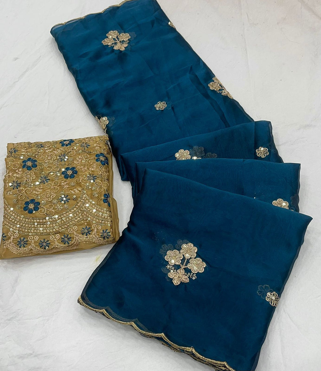 Rangoli Tissue Saree