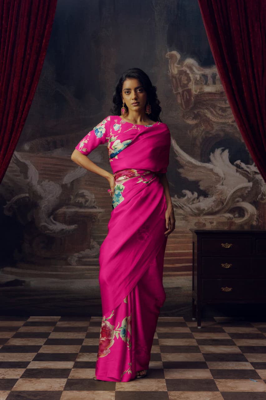 ORIGINAL JAPAN PRINT SAREE