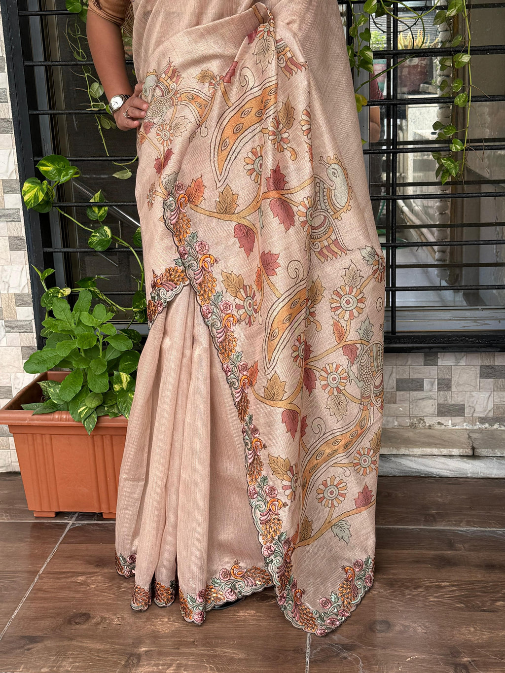 Black Berry Silk Saree