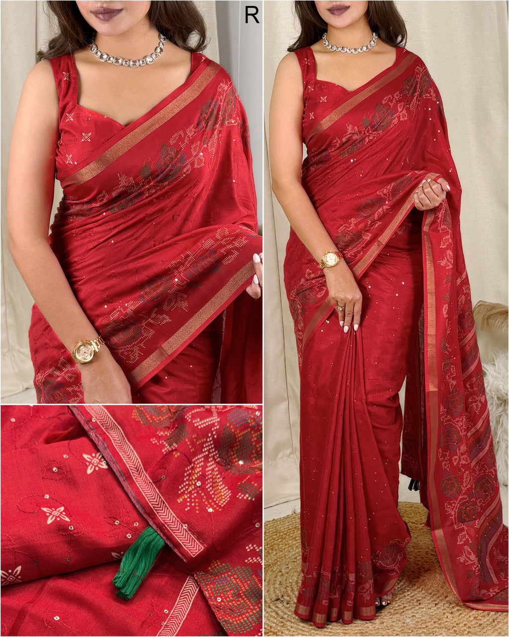Daftari Mul Cotton Saree
