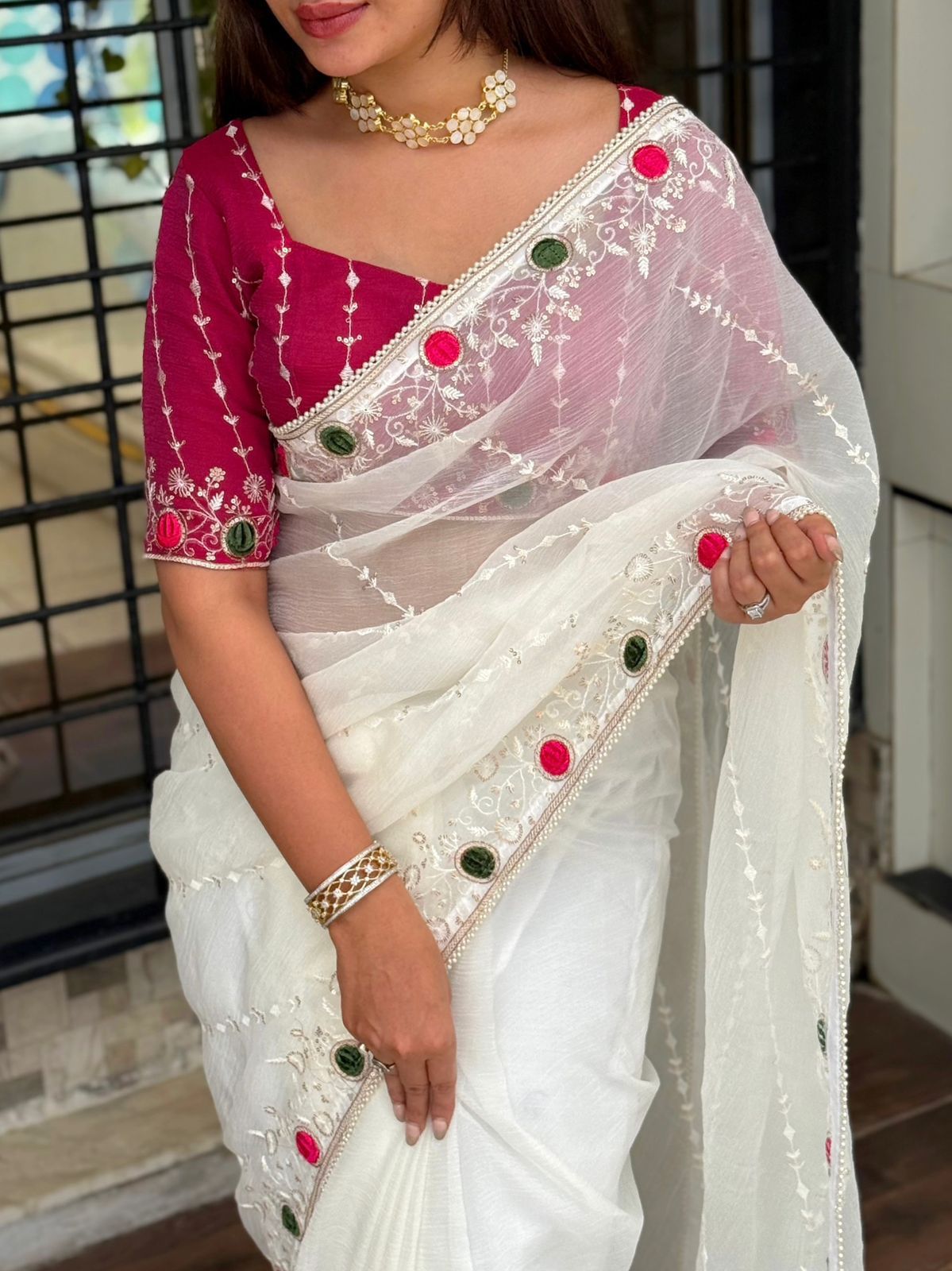 SUPER SONIC CRUSH SAREE