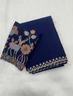 Rangoli Silk Multi Emrodairy Saree